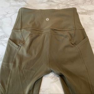 LULULEMON Leggings Green All The Right Places